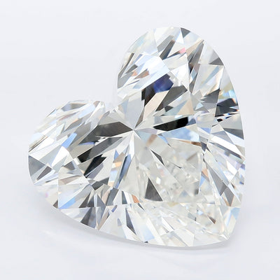 11.07 carat heart lab grown diamond F color VVS2 clarity