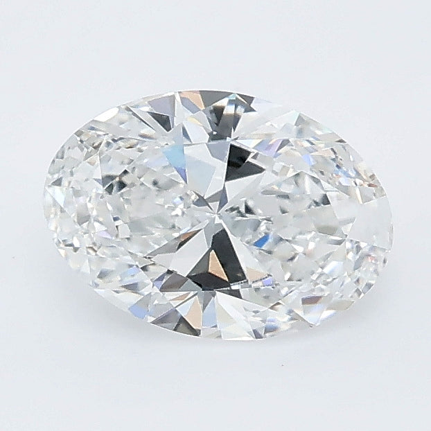 1.00 carat oval lab grown diamond D color VVS2 clarity