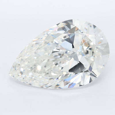 13.06 carat pear lab grown diamond F color VS1 clarity