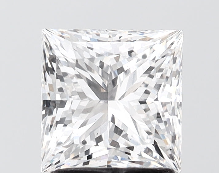 2.03 carat princess lab grown diamond E color VS2 clarity