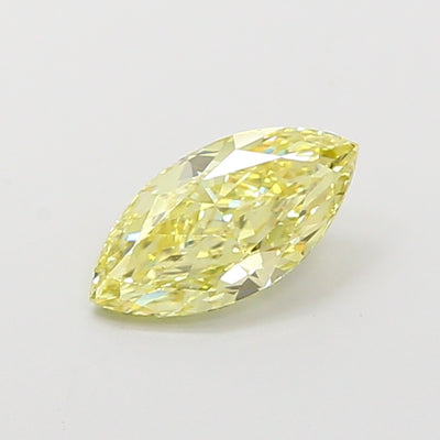 1.02 carat fancy intense yellow marquise lab grown diamond VS1 clarity