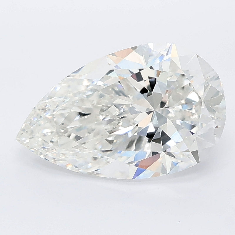 2.50 carat pear lab grown diamond F color VS1 clarity