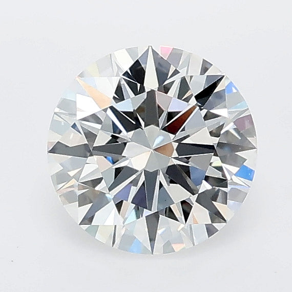 1.05 carat round lab grown diamond D color VVS2 clarity