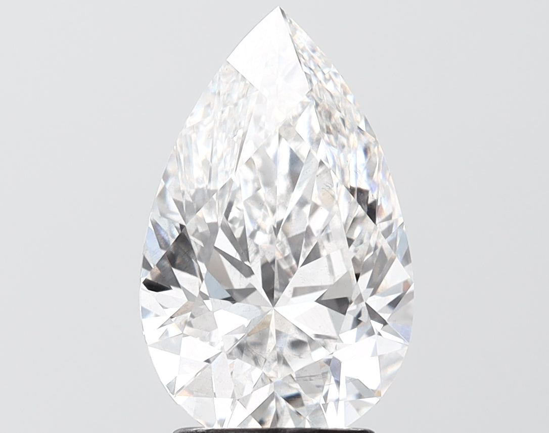 3.00 carat pear lab grown diamond E color VS2 clarity