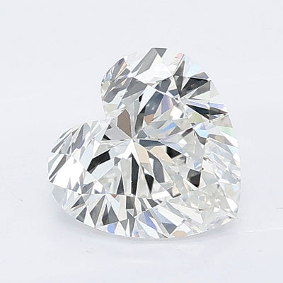 1.03 carat heart lab grown diamond E color VS1 clarity