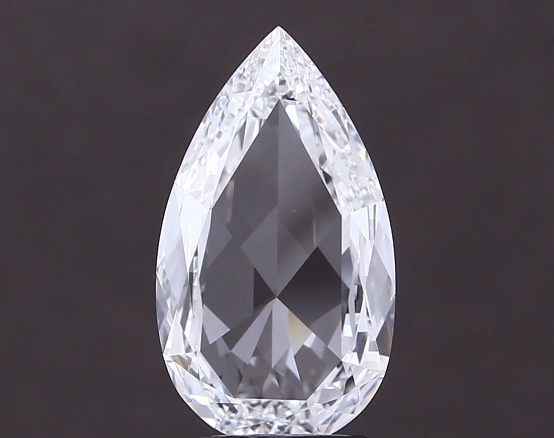 2.71 carat rose cut lab grown diamond E color VVS2 clarity