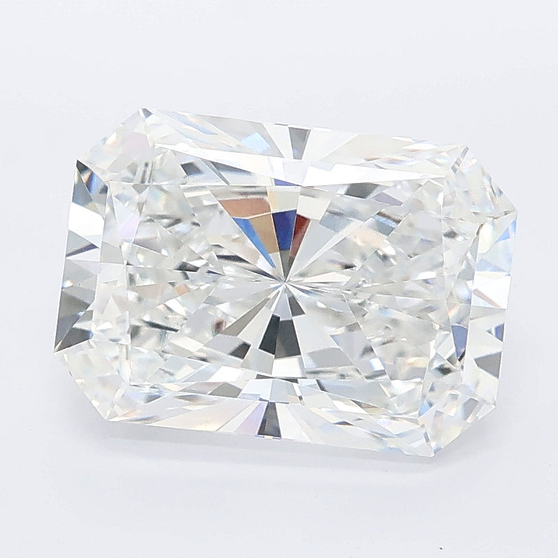 3.08 carat radiant lab grown diamond D color VVS2 clarity