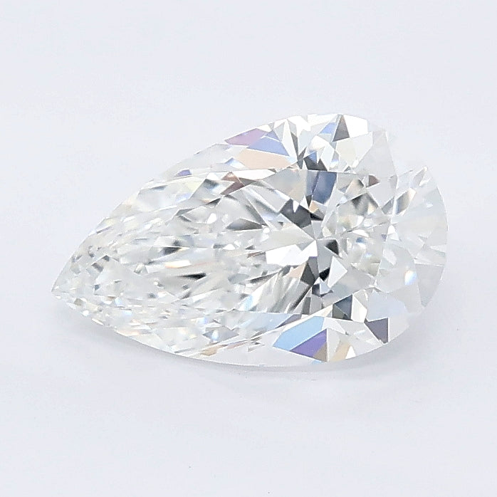 1.06 carat pear lab grown diamond D color VVS2 clarity
