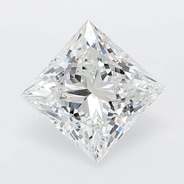 1.08 carat princess lab grown diamond D color VVS2 clarity