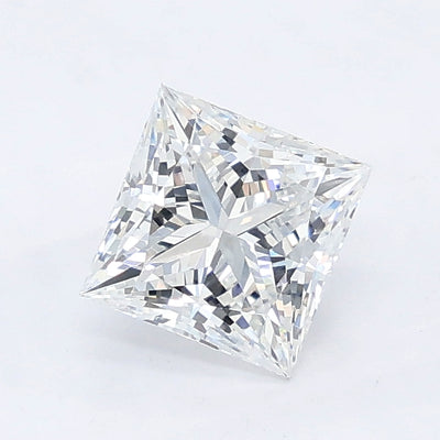 1.06 carat princess lab grown diamond D color VVS2 clarity