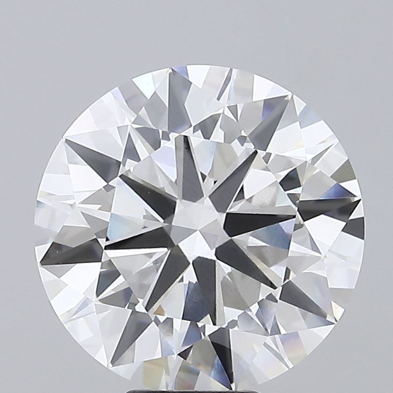 10.01 carat round lab grown diamond F color VVS2 clarity