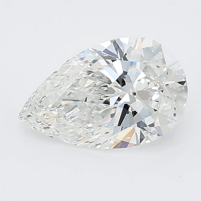 1.01 carat pear lab grown diamond E color VS1 clarity