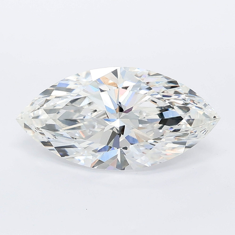 2.55 carat marquise lab grown diamond E color VVS2 clarity