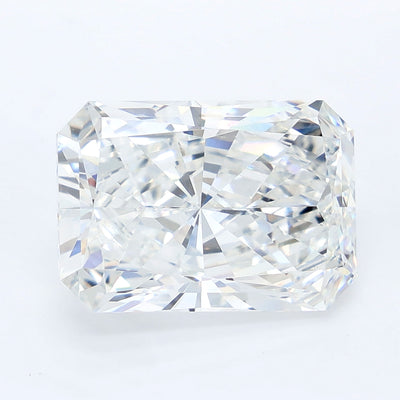7.46 carat radiant lab grown diamond F color VS1 clarity