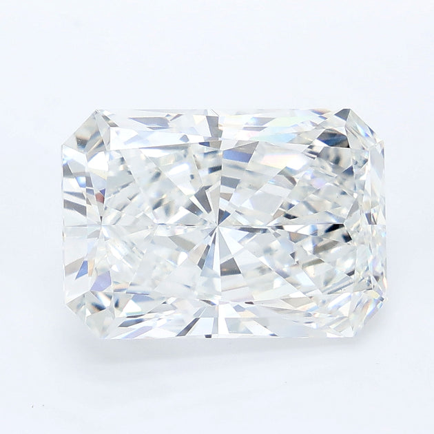 7.46 carat radiant lab grown diamond F color VS1 clarity