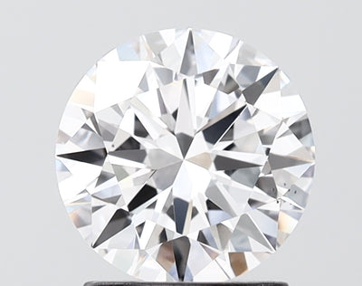 1.53 carat round lab grown diamond D color VS2 clarity