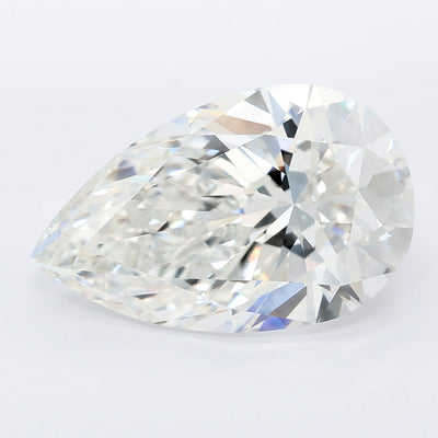 8.05 carat pear lab grown diamond F color VVS2 clarity