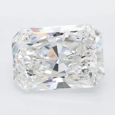 7.06 carat radiant lab grown diamond E color VVS2 clarity