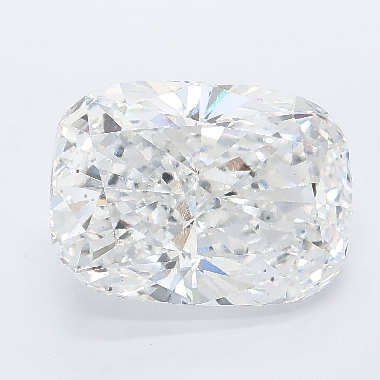 3.02 carat cushion lab grown diamond E color VS2 clarity