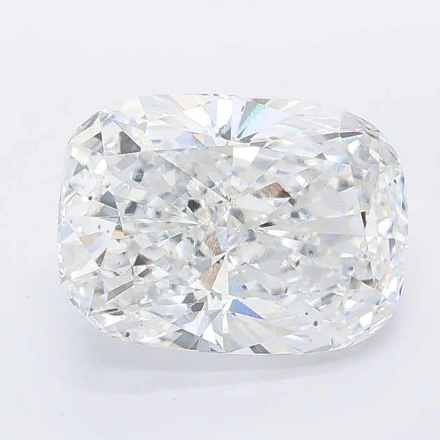 3.02 carat cushion lab grown diamond E color VS2 clarity