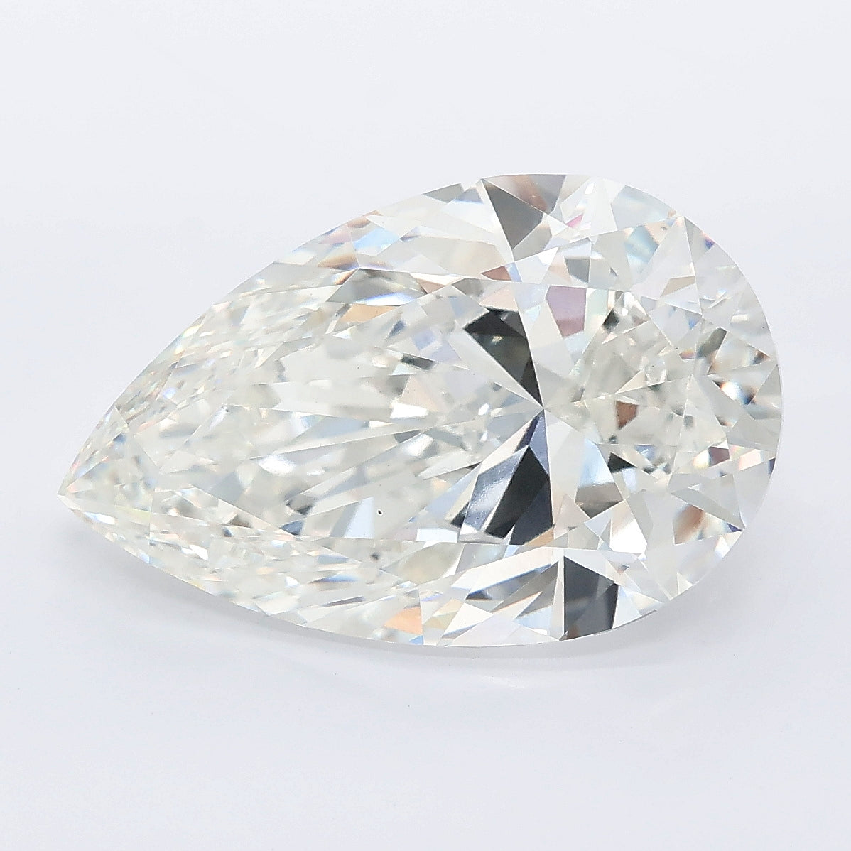 7.00 carat pear lab grown diamond F color VS1 clarity