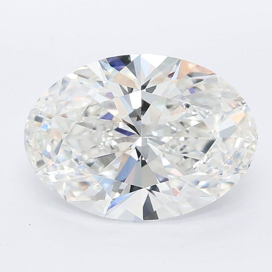 3.55 carat oval lab grown diamond E color VS1 clarity