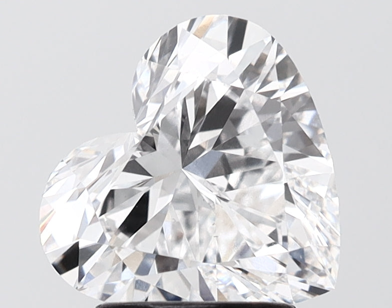 2.52 carat heart lab grown diamond D color VS1 clarity