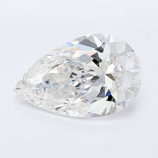 1.00 carat pear lab grown diamond E color VS1 clarity