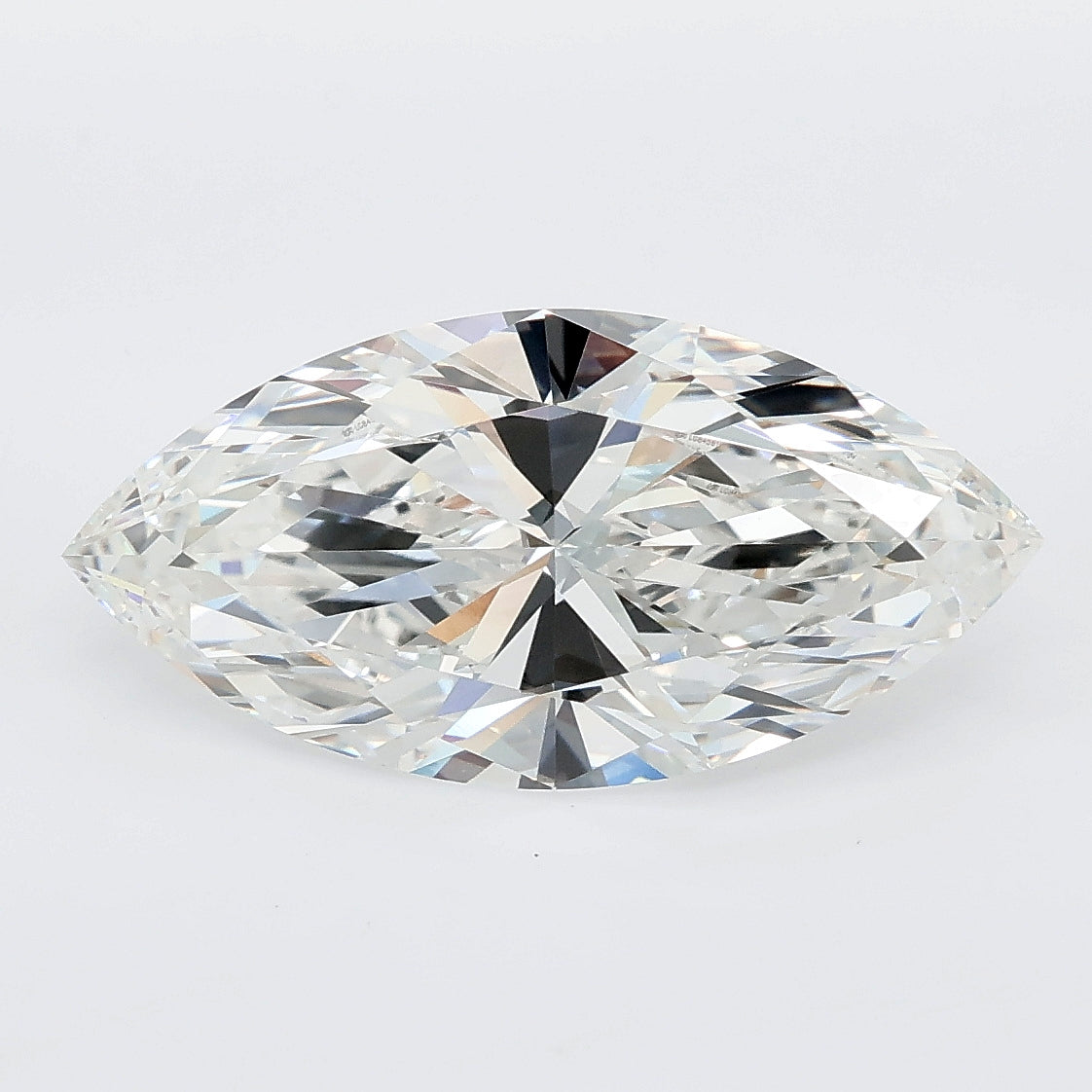 3.52 carat marquise lab grown diamond F color VVS2 clarity