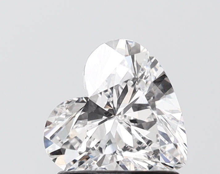 1.08 carat heart lab grown diamond E color VS1 clarity