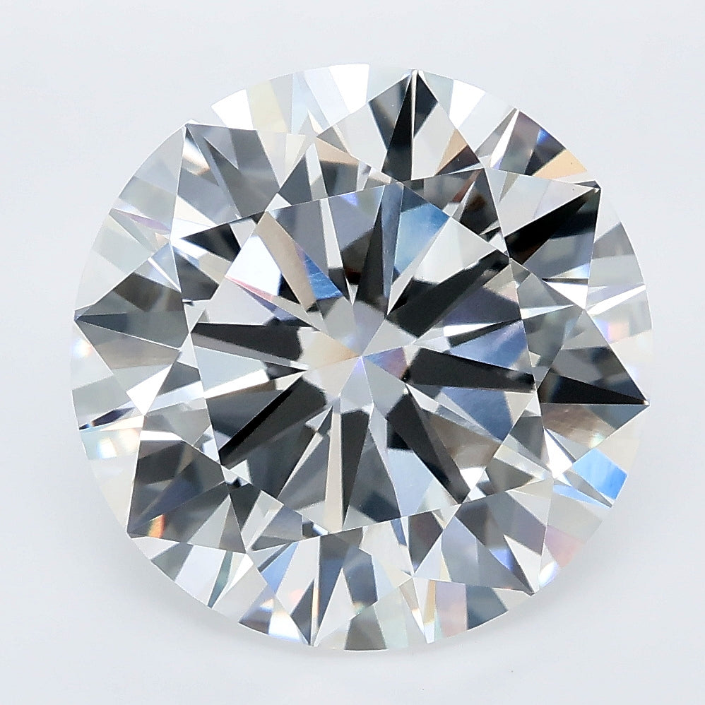 9.01 carat round lab grown diamond E color VVS2 clarity