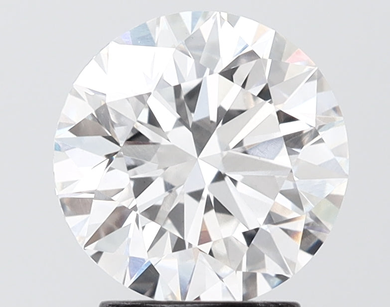 2.56 carat round lab grown diamond E color VS1 clarity