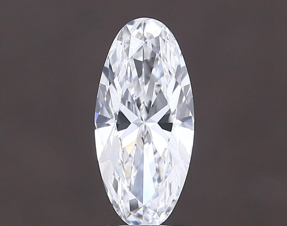 1.50 carat moval lab grown diamond D color VVS2 clarity
