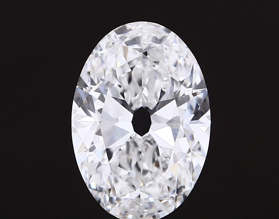 2.49 carat old mine cushion lab grown diamond E color VS1 clarity