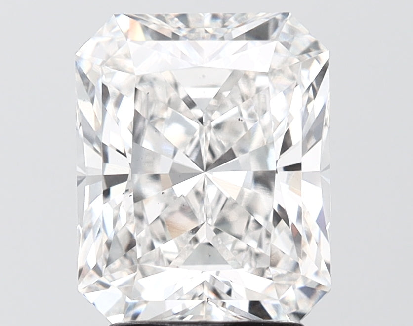 3.02 carat radiant lab grown diamond F color VS2 clarity