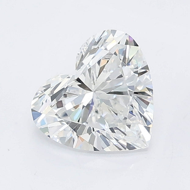 1.00 carat heart lab grown diamond D color VS1 clarity