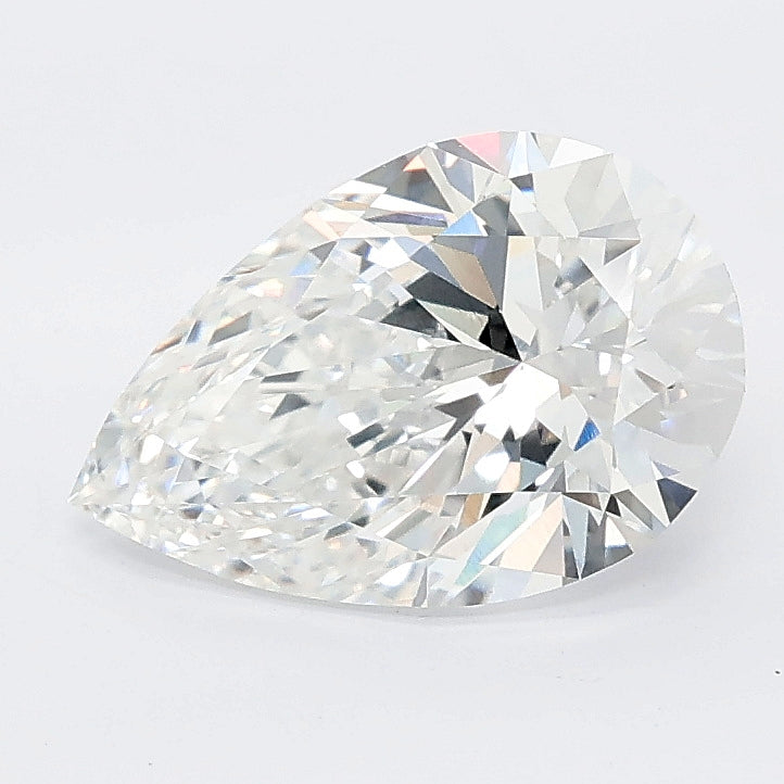 1.76 carat pear lab grown diamond E color VVS2 clarity