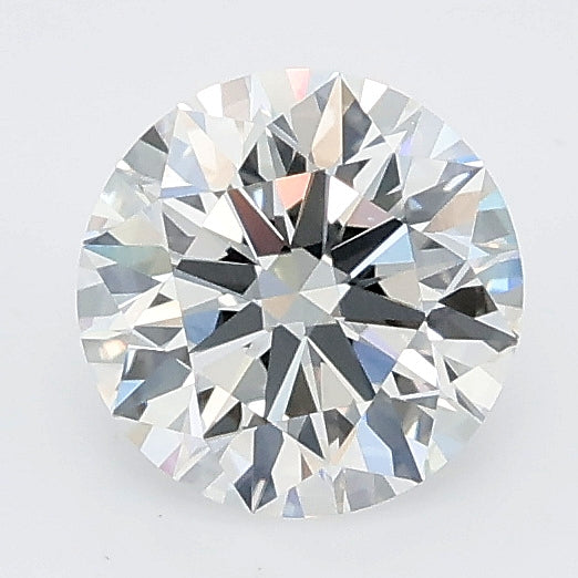 1.08 carat round lab grown diamond D color VVS2 clarity
