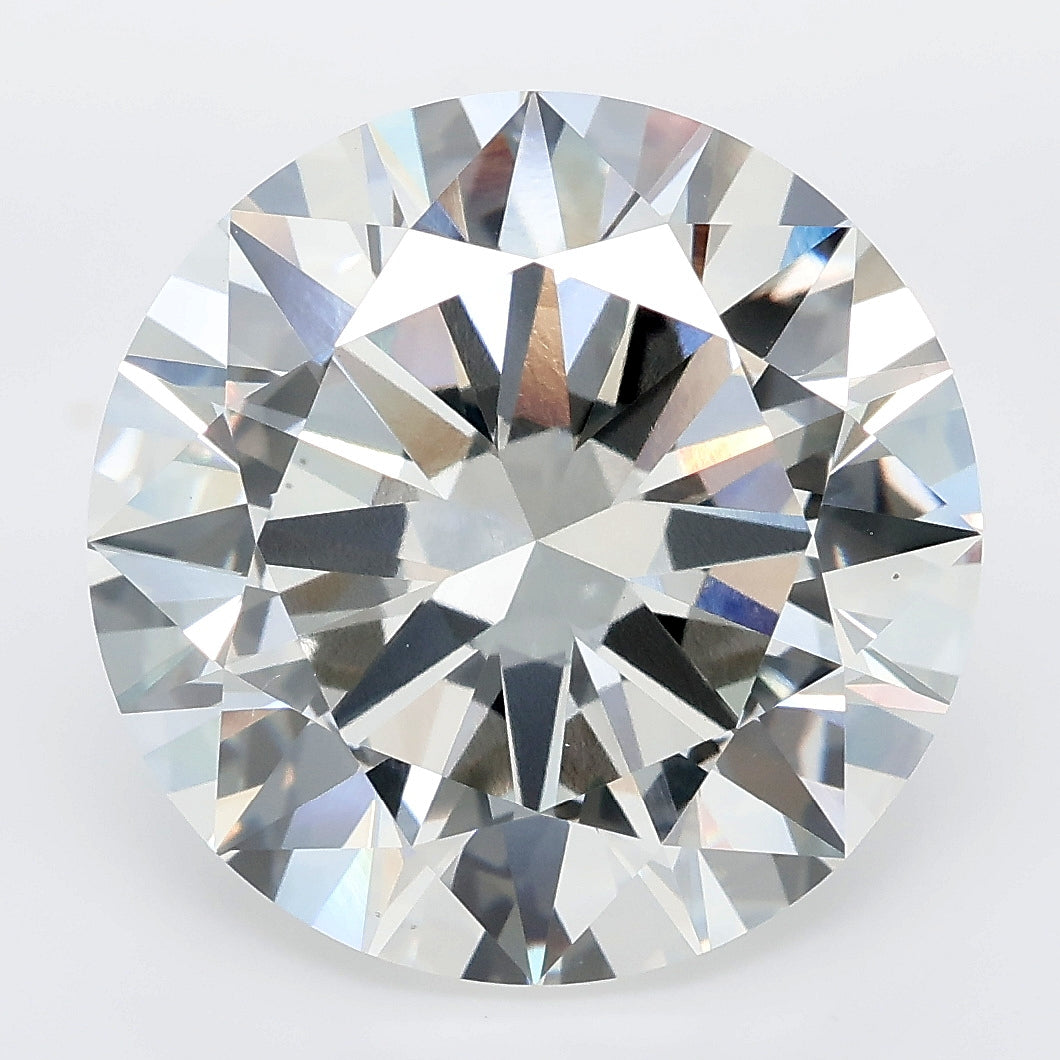 11.05 carat round lab grown diamond G color VVS2 clarity