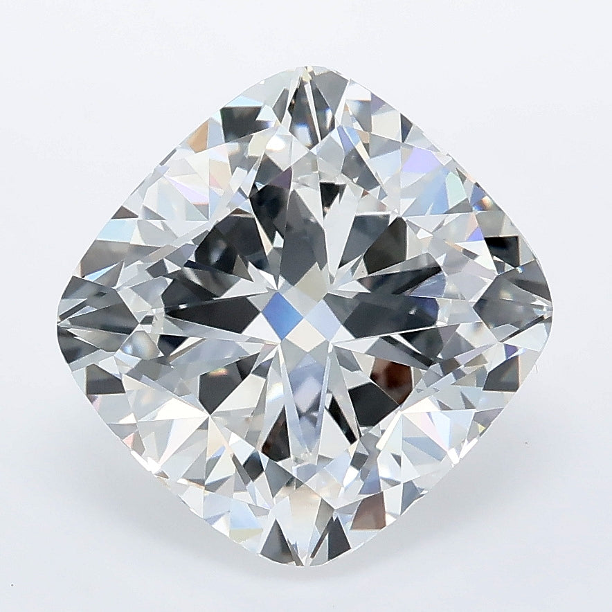 5.08 carat cushion lab grown diamond E color VVS2 clarity