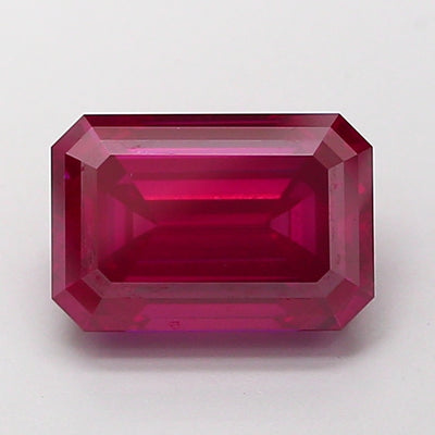 3.04 carat fancy vivid pink emerald lab grown diamond VS2 clarity