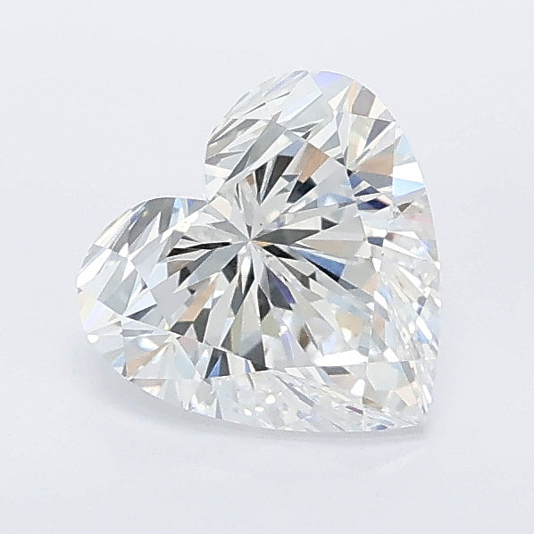 1.09 carat heart lab grown diamond D color VS1 clarity