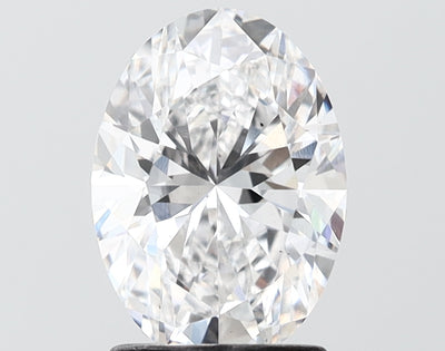 2.00 carat oval lab grown diamond D color VS2 clarity