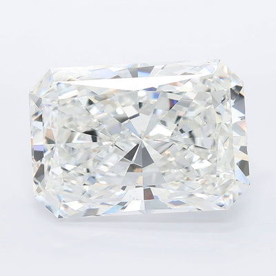 8.08 carat radiant lab grown diamond E color VVS2 clarity