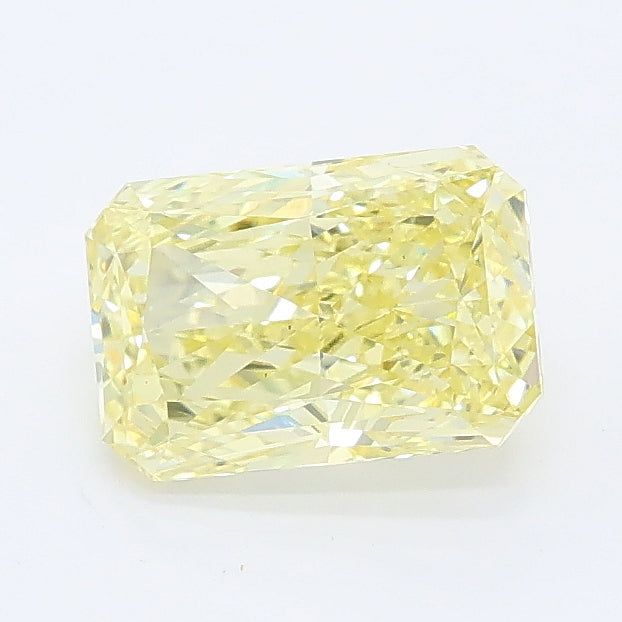 1.17 carat fancy intense yellow radiant lab grown diamond VS1 clarity