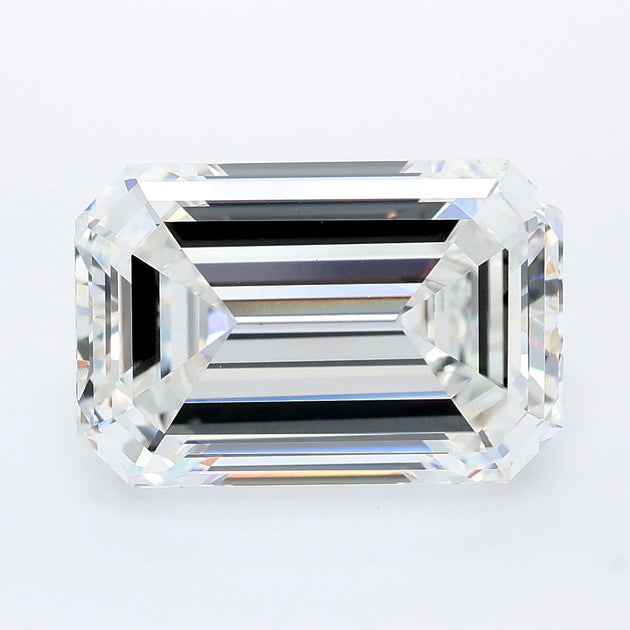 7.10 carat emerald lab grown diamond E color VS1 clarity