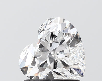 1.27 carat heart lab grown diamond E color VS1 clarity