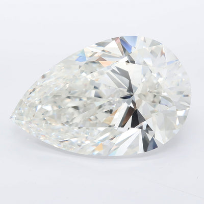14.02 carat pear lab grown diamond F color VVS2 clarity