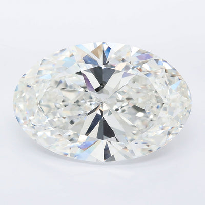 12.98 carat oval lab grown diamond F color VS1 clarity