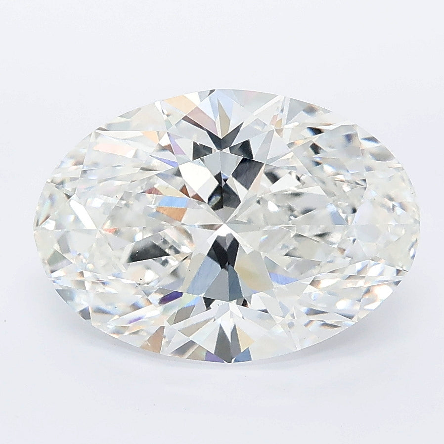 4.02 carat oval lab grown diamond E color VS1 clarity